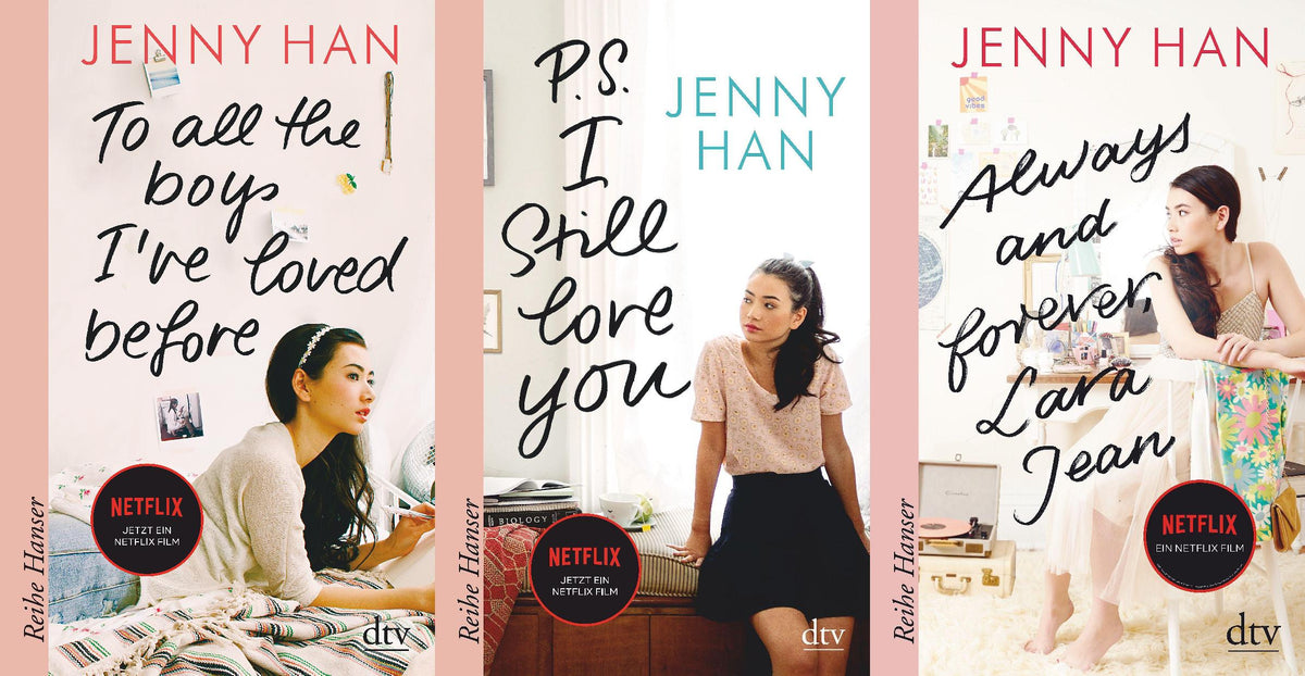 Die Lara-Jean-Reihe Band 1-3 zum Netflix-Film + 1 exklusives Postkartenset