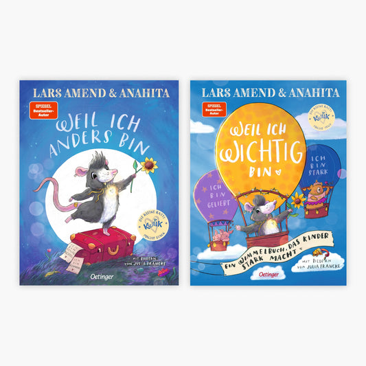 Die kleine Ratte Kwiik-Reihe Band 1+2 plus 1 exklusives Postkartenset
