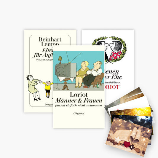 Loriot: Szenen einer Ehe + Männer und Frauen passen einfach nicht zusammen + Eltern für Anfänger + 1 exklusives Postkartenset