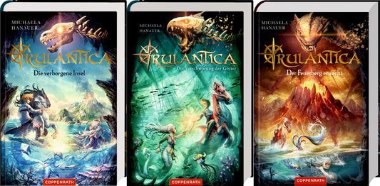 Rulantica Band 1-3 plus 1 exklusives Postkartenset