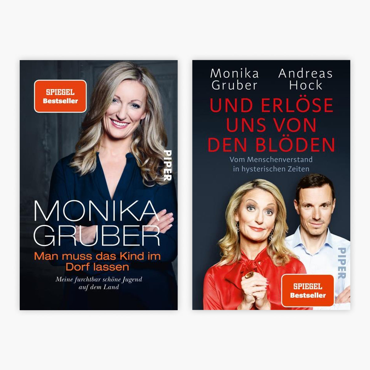 2 Spiegel-Bestseller von Monika Gruber im Set + 1 exklusives Postkartenset
