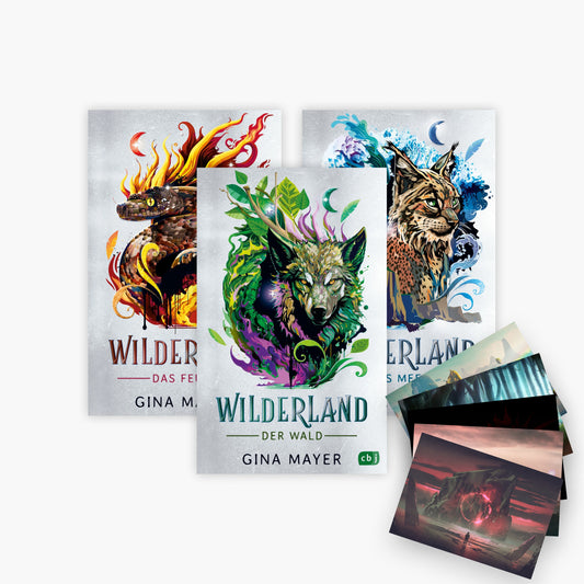 Die Wilderland-Reihe Band 1-3 plus 1 exklusives Postkartenset