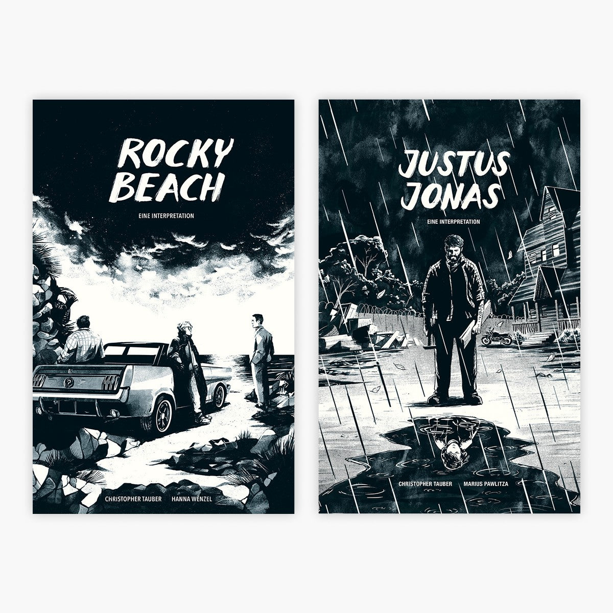 Rocky Beach + Justus Jonas als Graphic Novel + 1 exklusives Postkartenset