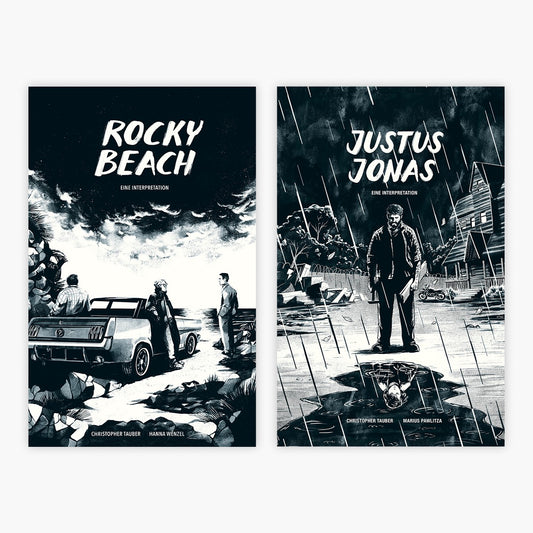 Rocky Beach + Justus Jonas als Graphic Novel + 1 exklusives Postkartenset