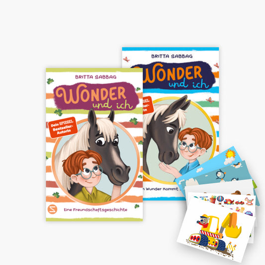 Wonder und Ich - Reihe Band 1+2 plus 1 exklusives Postkartenset
