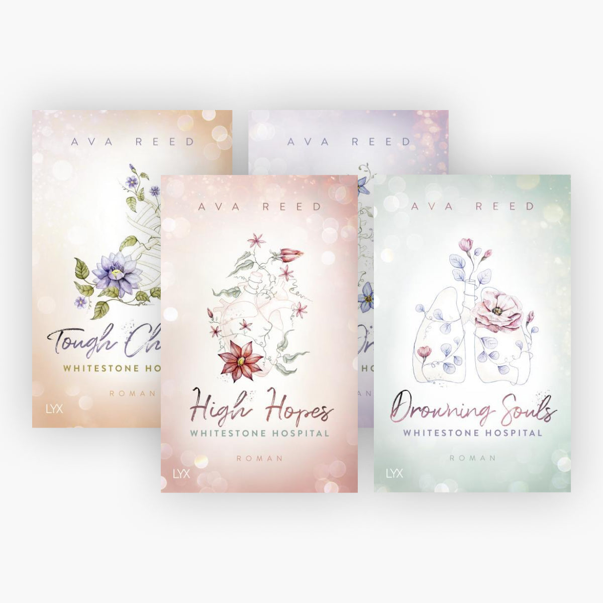 Whitestone Hospital Band 1-4 plus 1 exklusives Postkartenset