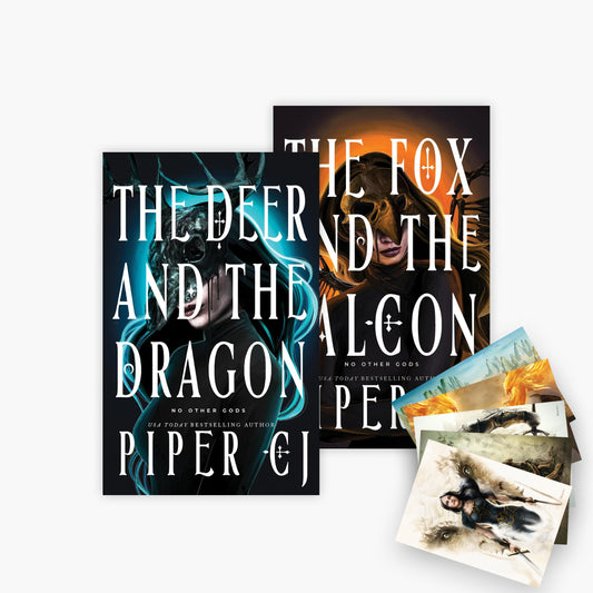 The Deer and the Dragon + The Fox and the Falcon + 1 exklusives Postkartenset