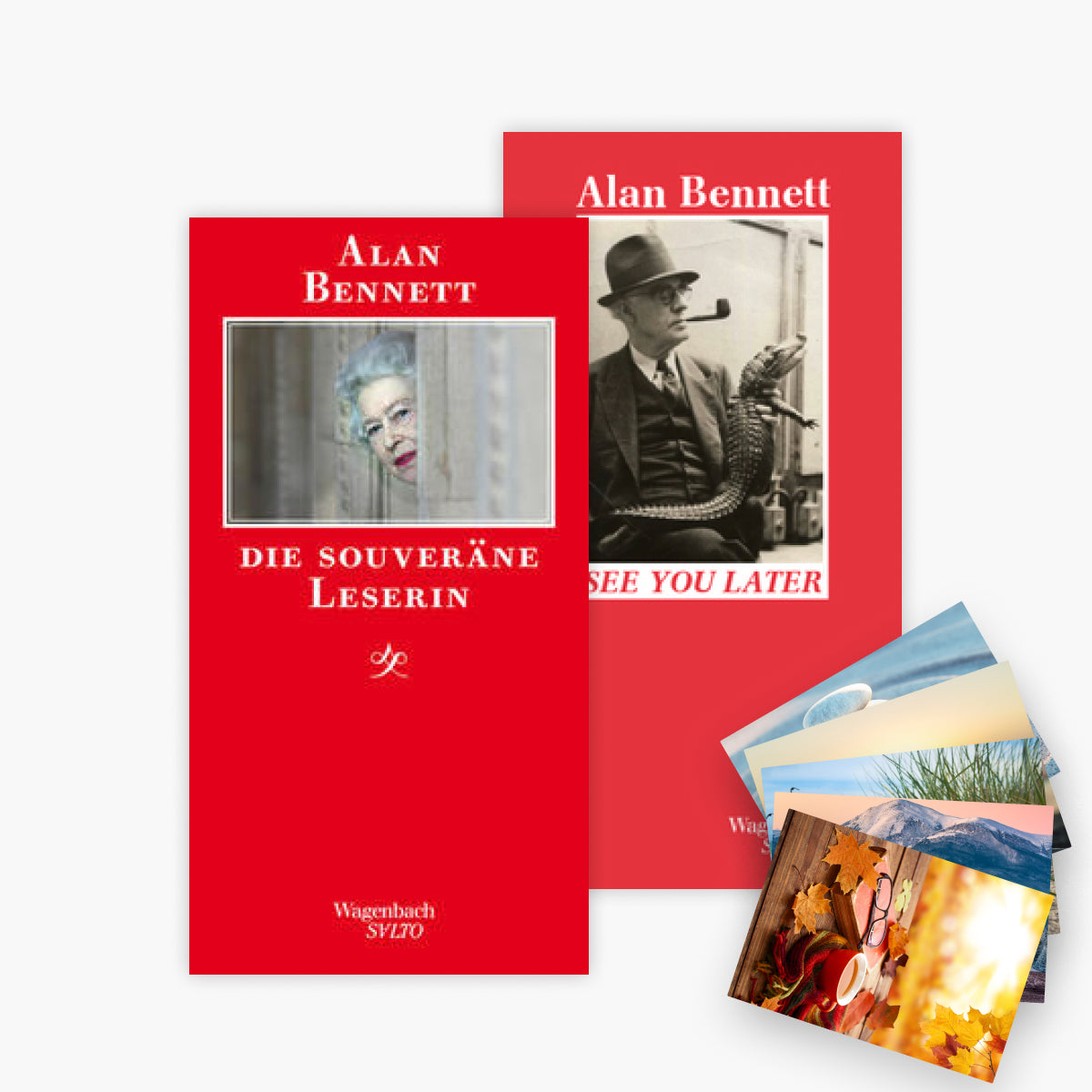 Die souveräne Leserin + See you later + 1 exklusives Postkartenset