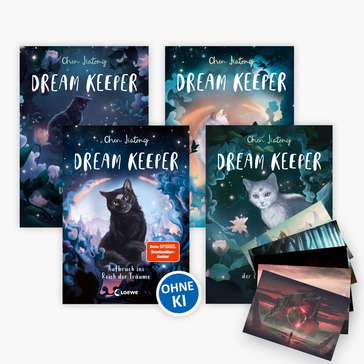 Dream Keeper - Reihe Band 1-4 plus 1 exklusives Postkartenset