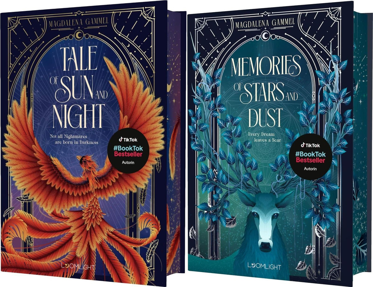 Die Tale of Sun and Night Trilogie Band 1+2 plus 1 exklusives Postkartenset