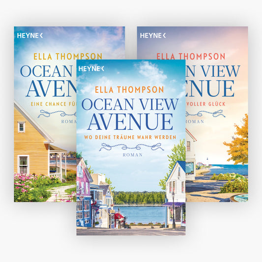 Die Ocean View Avenue-Reihe Band 1-3 plus 1 exklusives Postkartenset