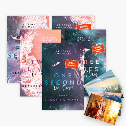 Die Breaking Waves-Reihe Band 1-5 plus 1 exklusives Postkartenset