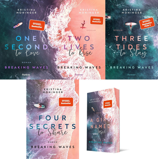 Die Breaking Waves-Reihe Band 1-5 plus 1 exklusives Postkartenset