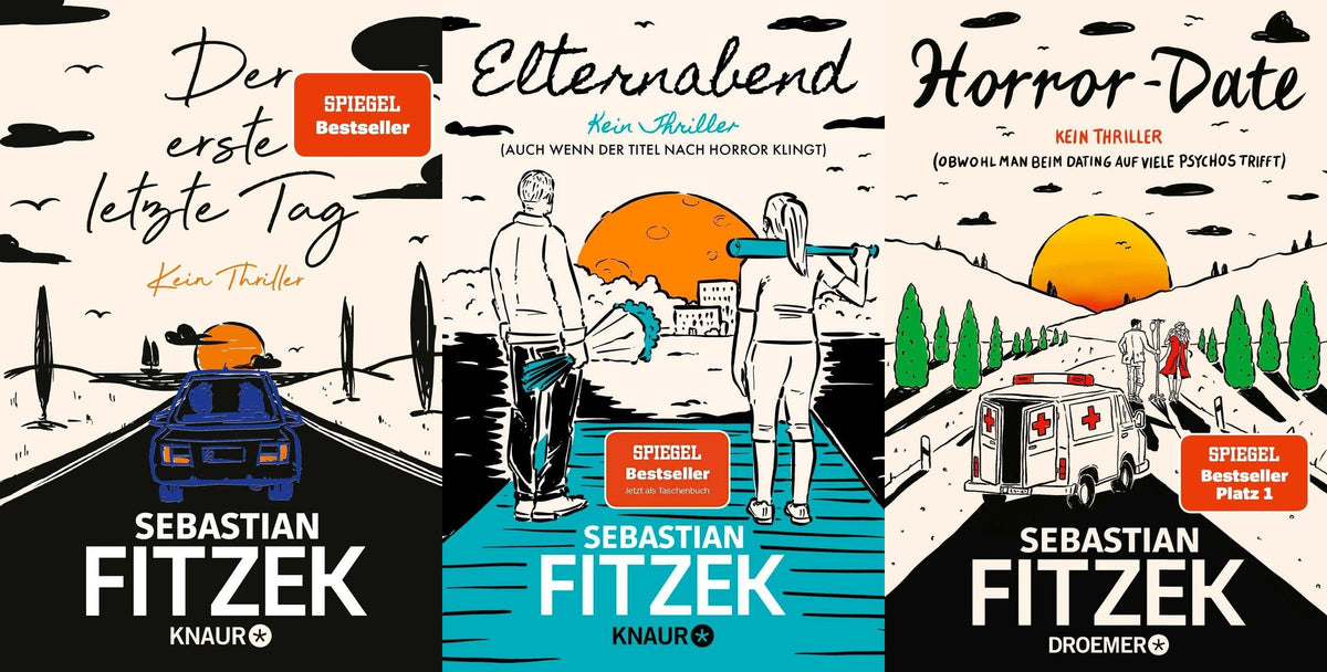 Der erste letzte Tag + Elternabend + Horror-Date von Sebastian Fitzek + 1 exklusives Stickerset