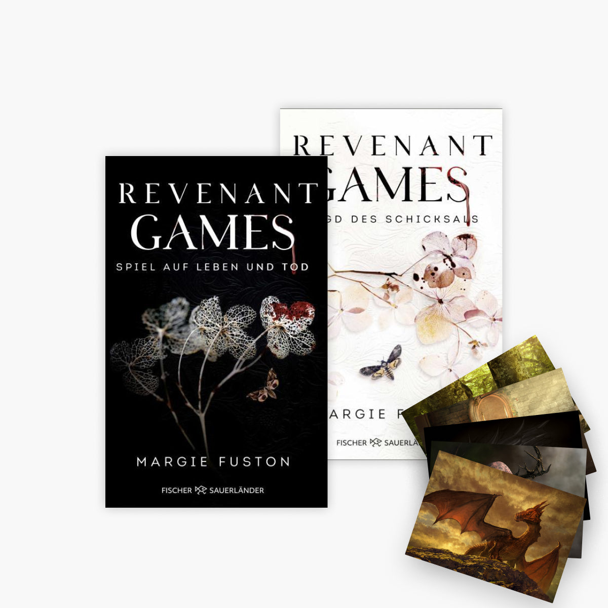 Die Revenant Games - Reihe Band 1+2 plus 1 exklusives Postkartenset