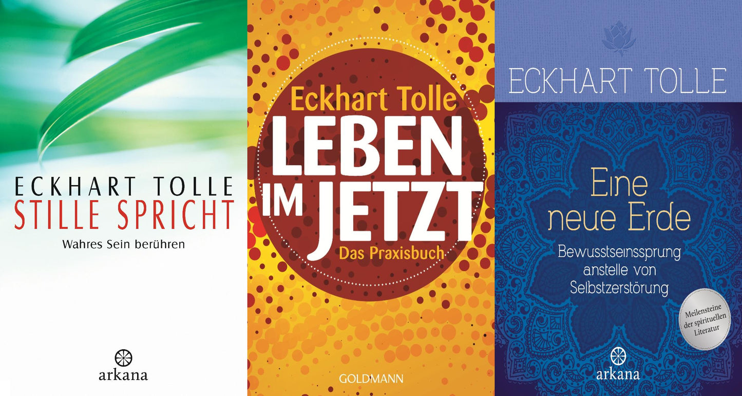 Stille spricht / Leben im Jetzt / Eine neue Erde + 1 exklusives Postkartenset