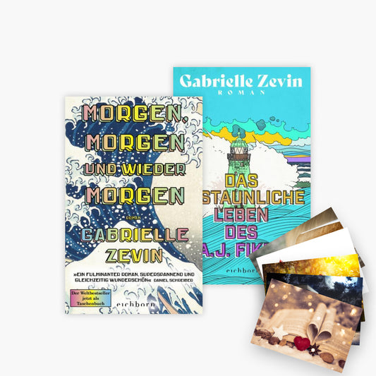 Morgen, morgen und wieder morgen + Das erstaunliche Leben des A.J. Fikry + 1 exklusives Postkartenset