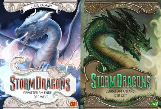 Die Storm-Dragons-Reihe Band 1+2 plus 1 exklusives Postkartenset