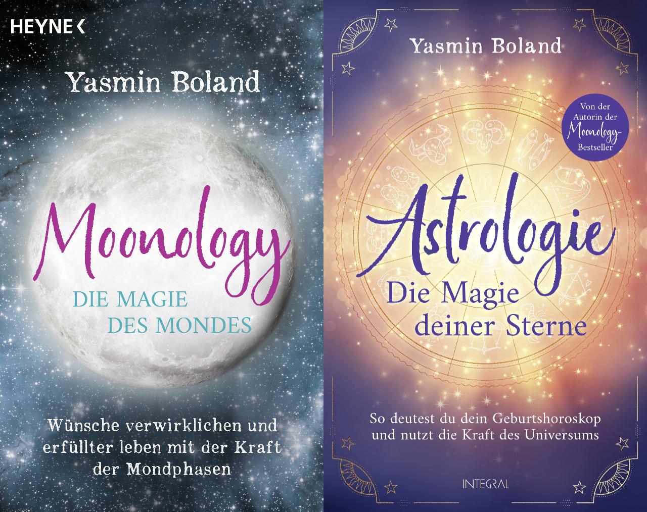Moonology + Astrologie im Set + 1 exklusives Postkartenset
