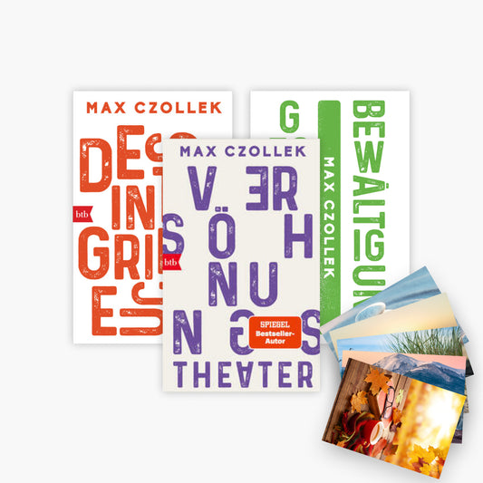 Desintegriert euch + Gegenwartsbewältigung + Versöhnungstheater plus 1 exklusives Postkartenset