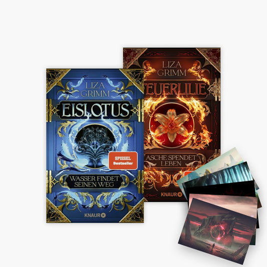 Die Bücher der Macht-Reihe Band 1+2 plus 1 exklusives Postkartenset