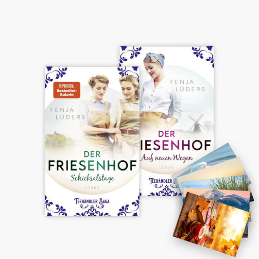 Die Teehändler-Saga Band 1+2 plus 1 exklusives Postkartenset