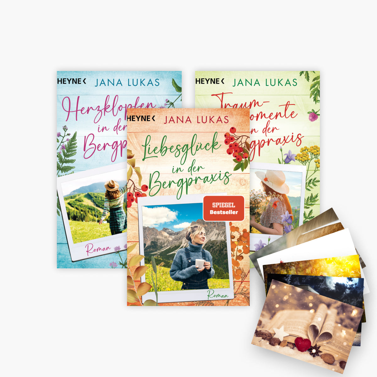 Die Bergpraxis-Trilogie Band 1-3 plus 1 exclusives Postkartenset