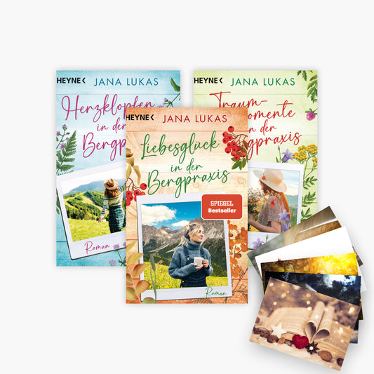 Die Bergpraxis-Trilogie Band 1-3 plus 1 exclusives Postkartenset