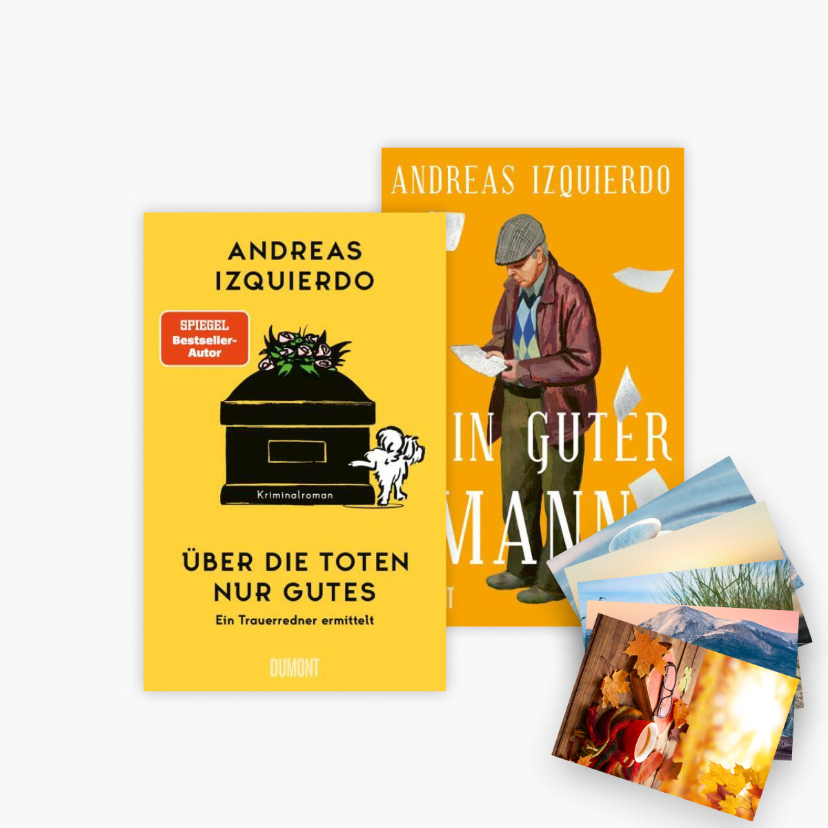 Kein guter Mann + Über die Toten nur Gutes plus 1 exklusives Postkartenset