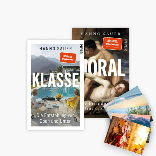 Hanno Sauer Buch-Set - Klasse + Moral plus 1 exklusives Postkartenset