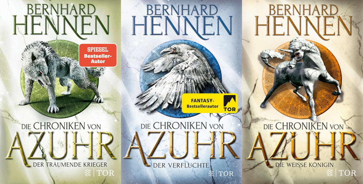 Die Chroniken von Azuhr Band 1-3 plus 1 exklusives Postkartenset