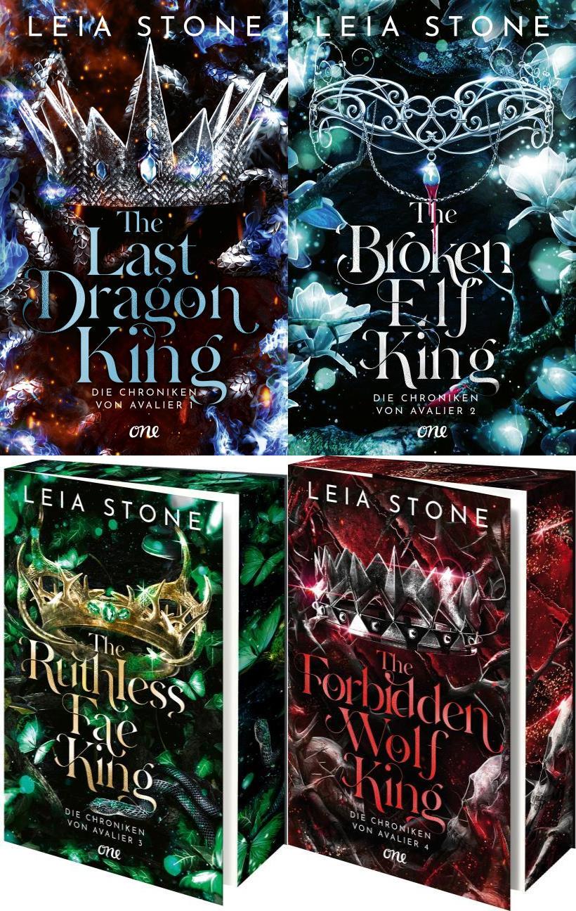 Die Chroniken von Avalier Band 1-4 plus 1 exklusives Postkartenset