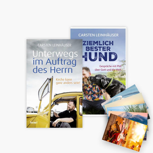 Unterwegs im Auftrag des Herrn + Ziemlich bester Hund plus 1 exklusives Postkartenset