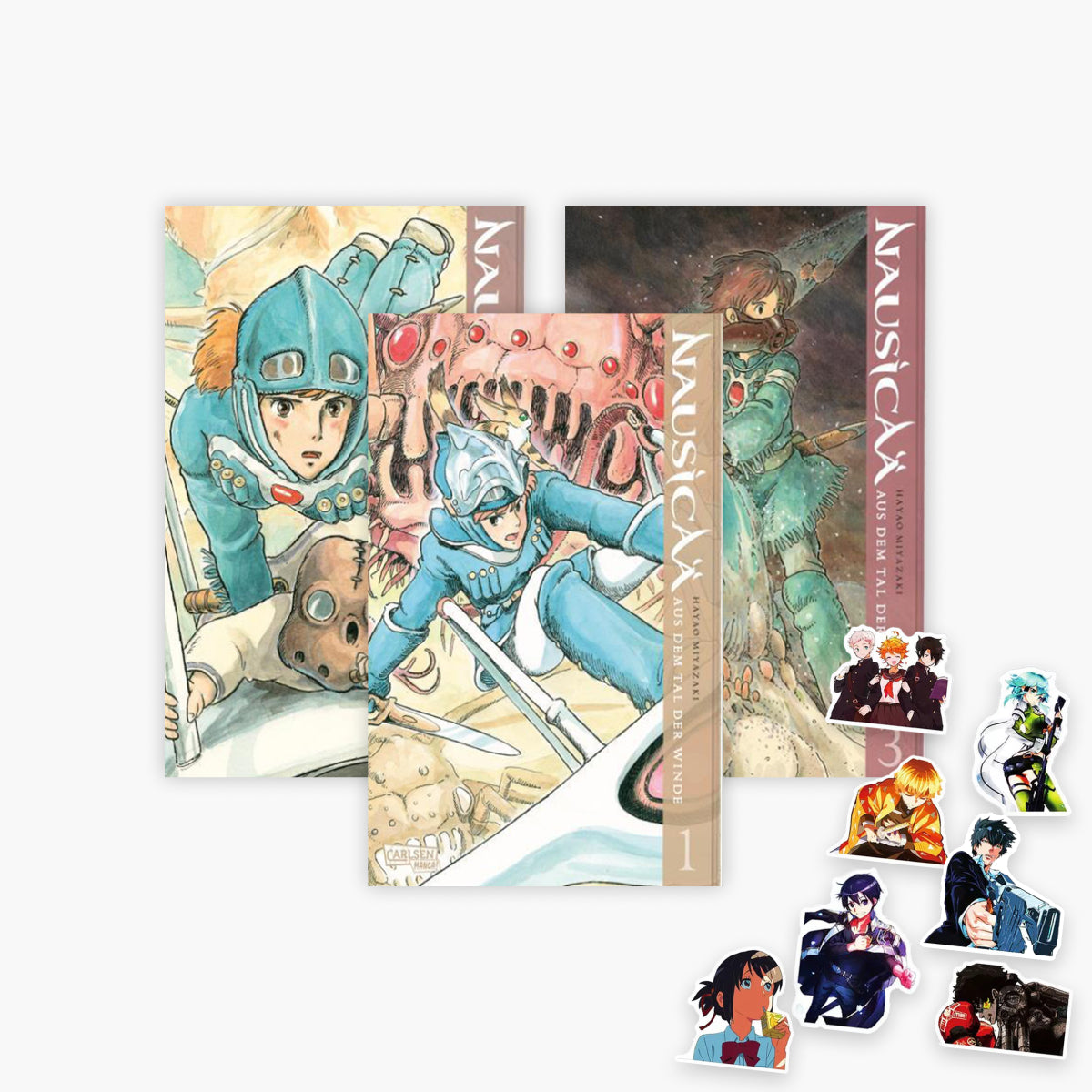 Nausicaä aus dem Tal der Winde - Band 1-3 plus 1 exklusives Stickerset