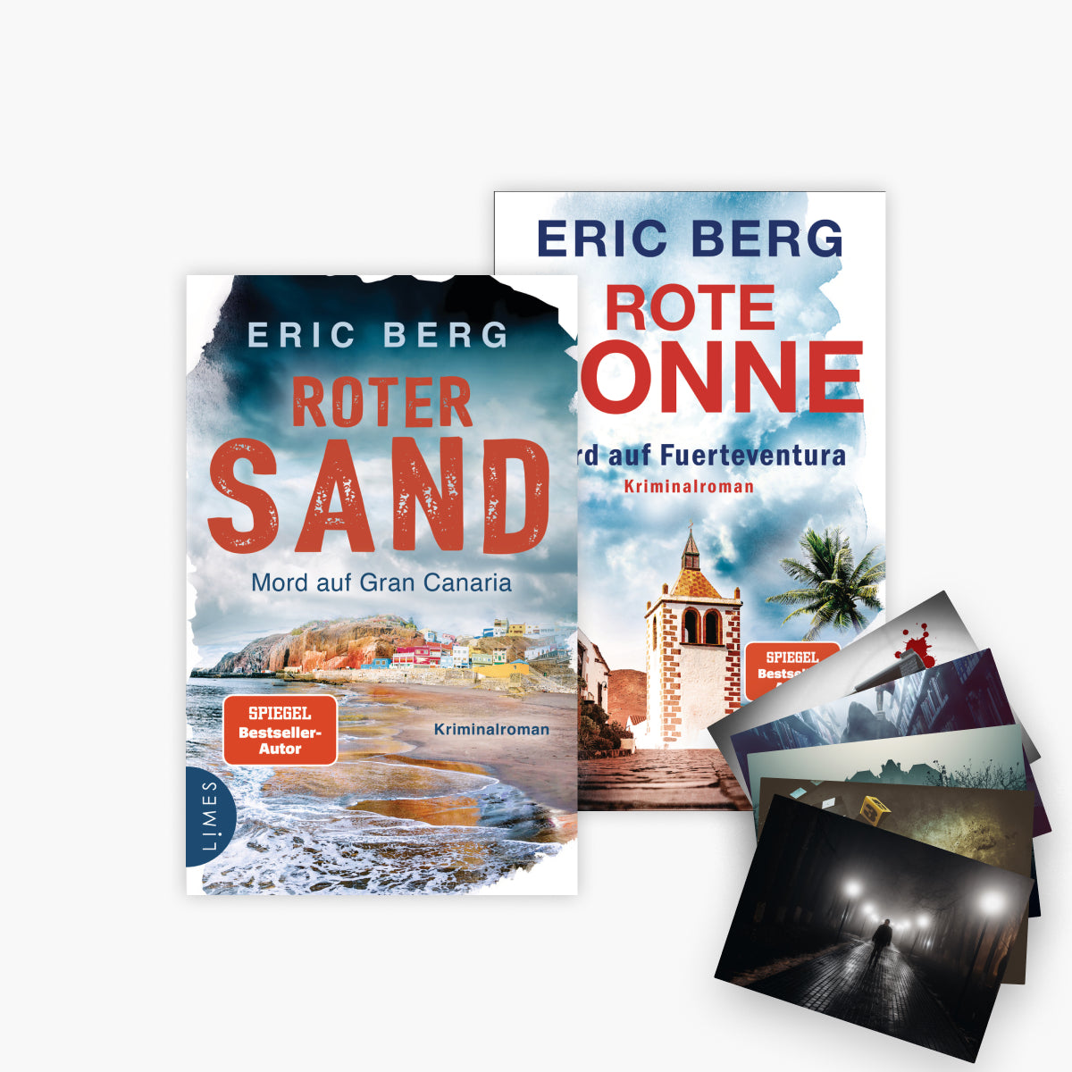 Die Mord auf den Kanaren-Reihe Band 1+2 plus 1 exklusives Postkartenset