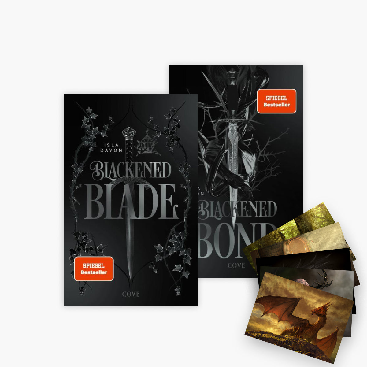 The Blackened Blade Serie - Band 1+2 plus 1 exklusives Postkartenset