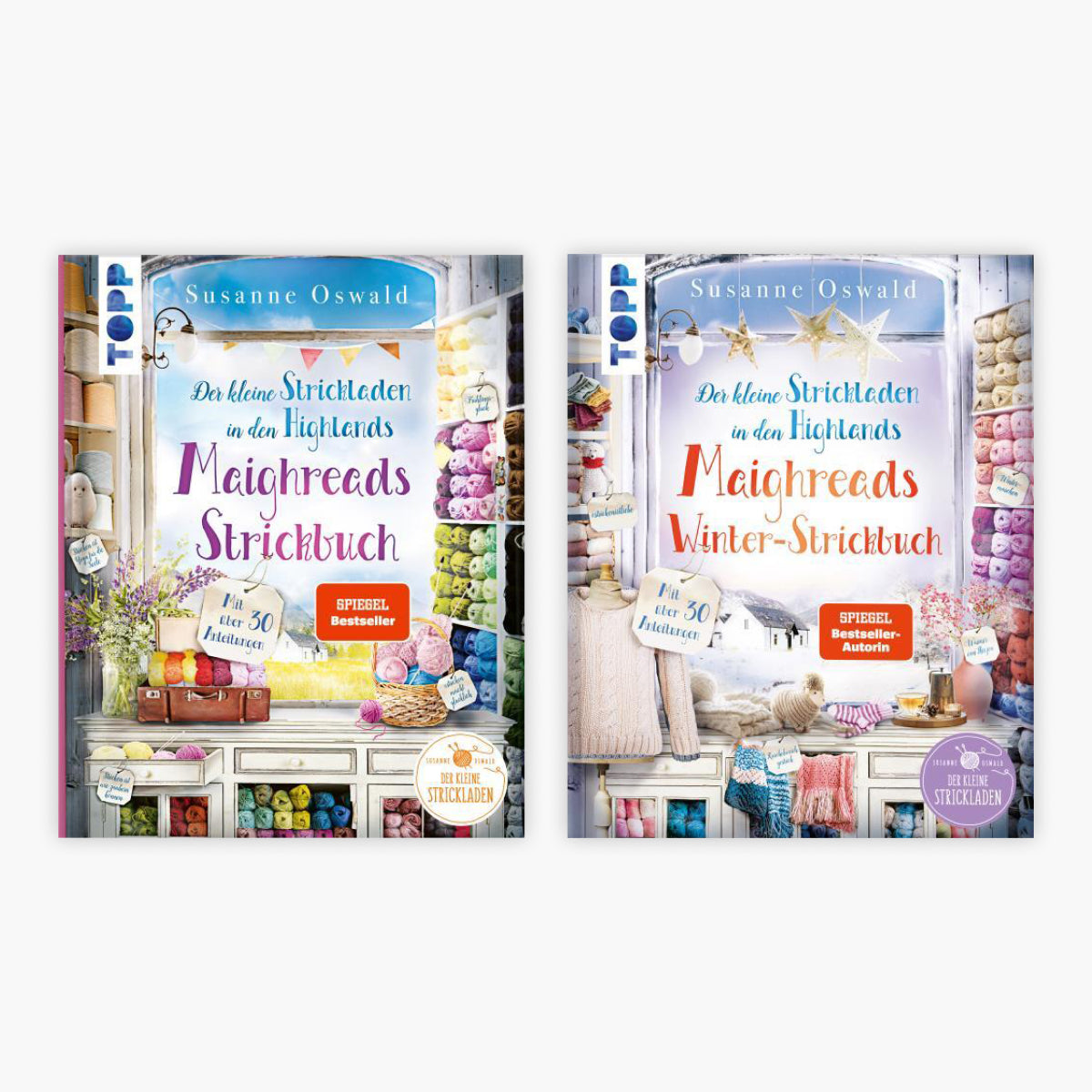 Maighreads Strickbuch + Winter-Strickbuch im Set + 1 exklusives Postkartenset