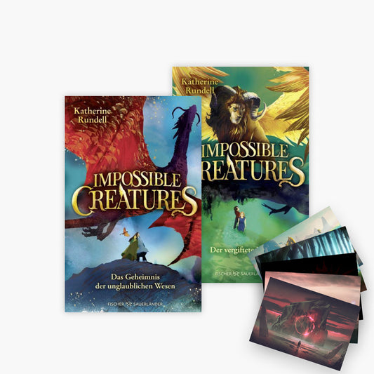 Die Archipel-Serie - Impossible Creatures Band 1+2 plus 1 exklusives Postkartenset