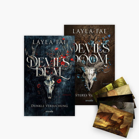 Das Dark Romantasy Set: Devil's Deal + Devil's Doom + 1 exklusives Postkartenset