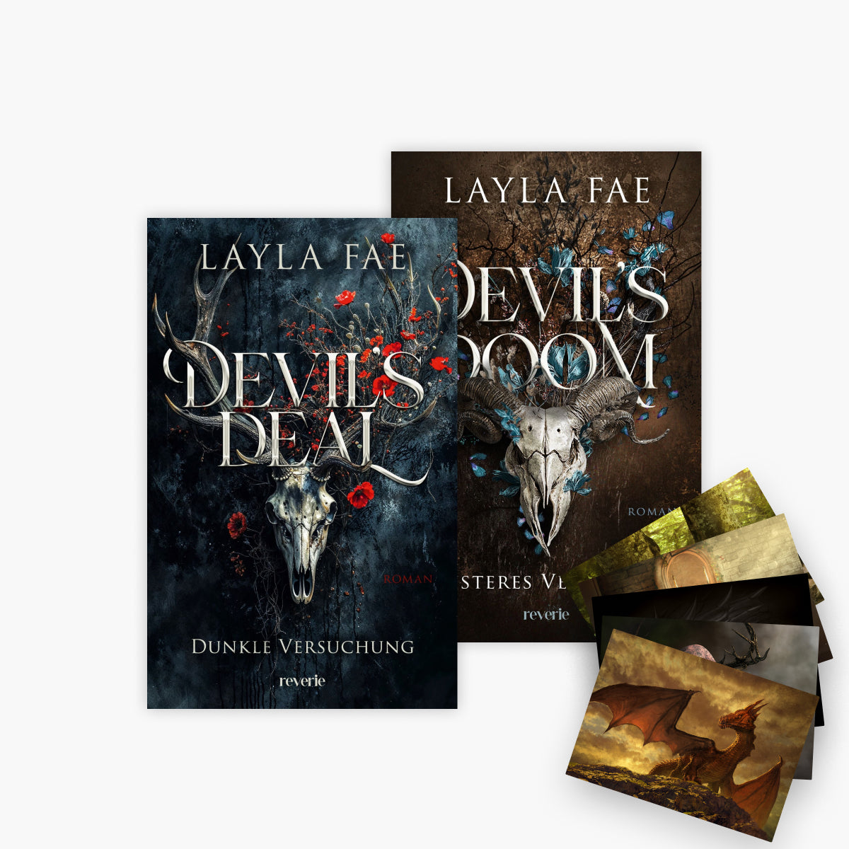 Das Dark Romantasy Set: Devil's Deal + Devil's Doom + 1 exklusives Postkartenset