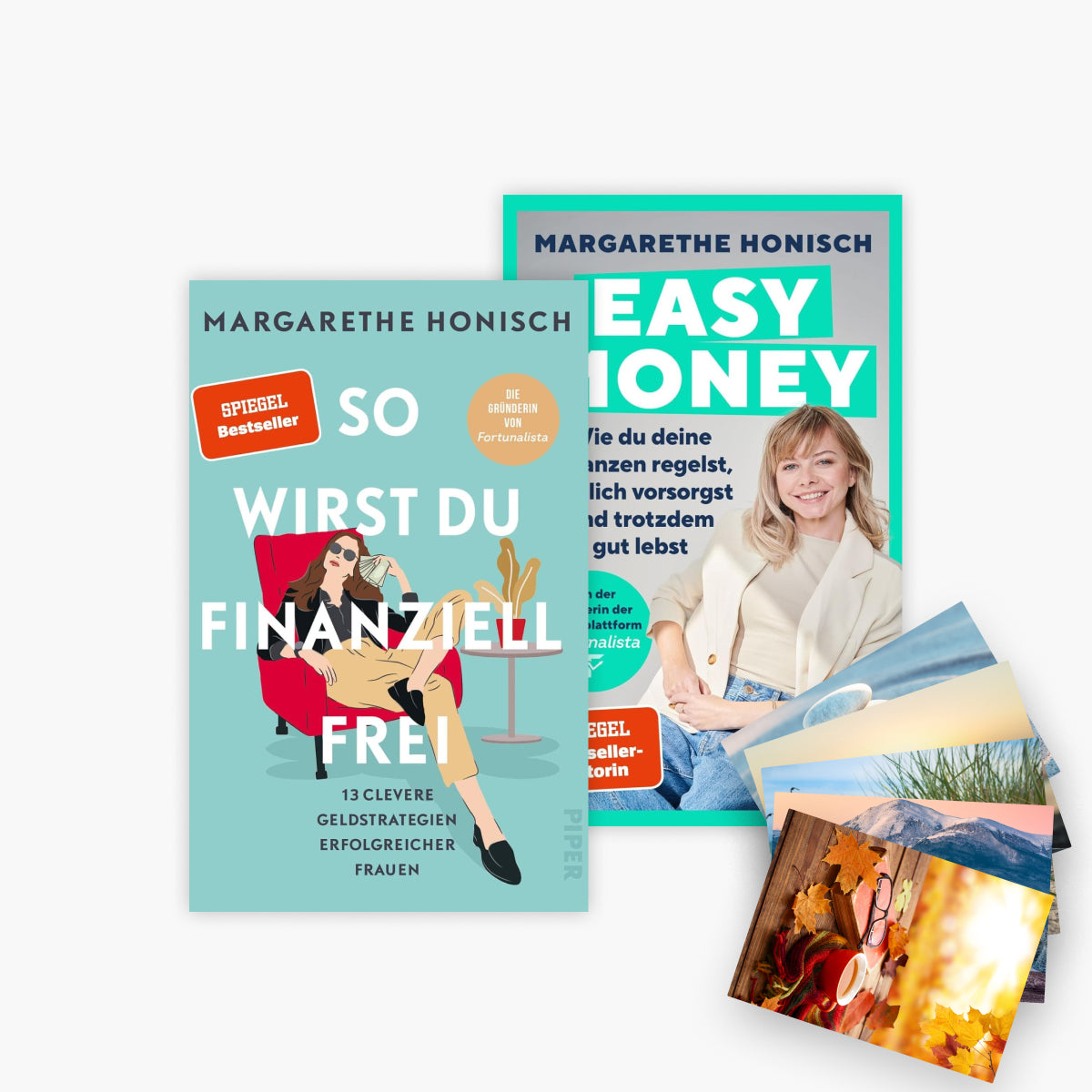 Das Finanzwissen für Einsteigerinnen- Set: 2 Bücher + 1 exklusives Postkartenset
