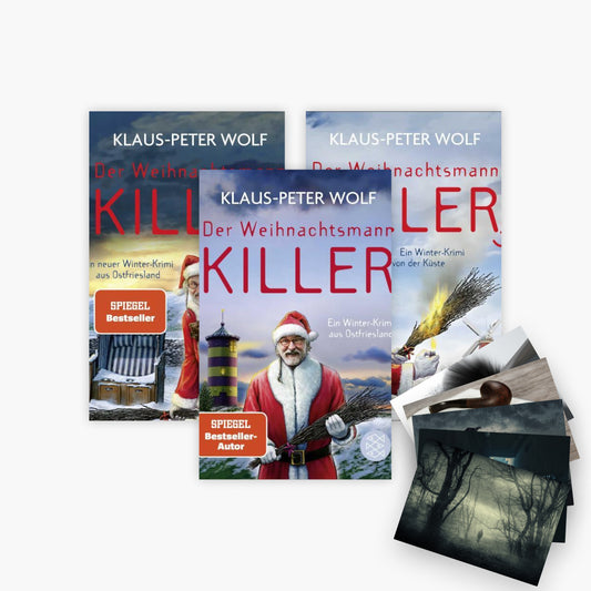 Der Weihnachtsmann-Killer Band 1-3 plus 1 exklusives Postkartenset
