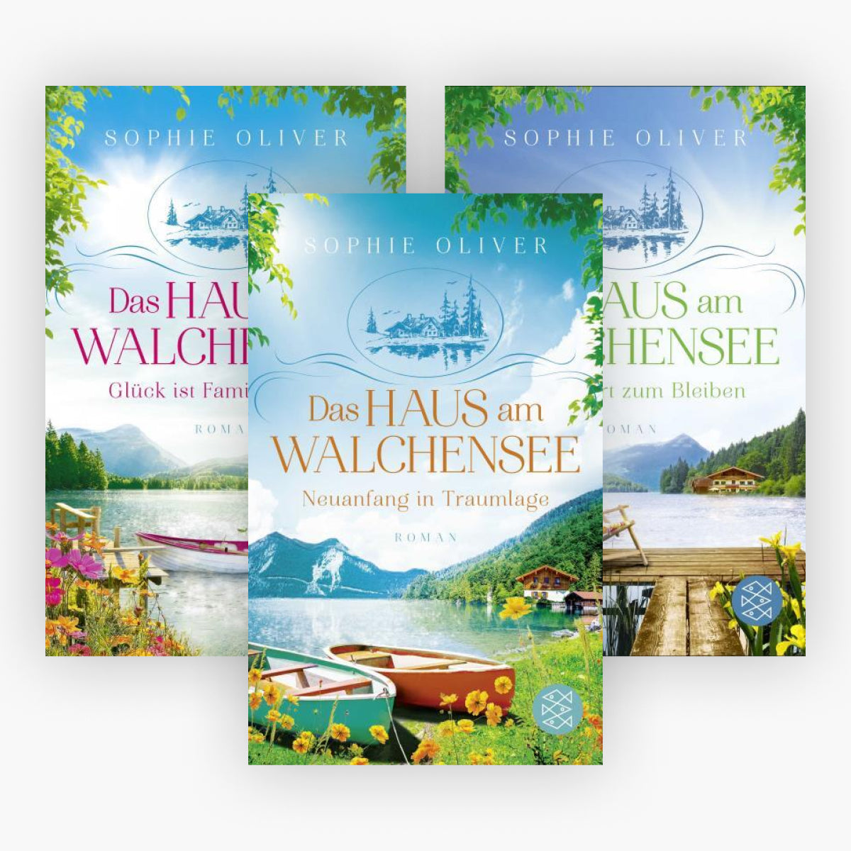 Das Haus am Walchensee Band 1-3 plus 1 exklusives Postkartenset