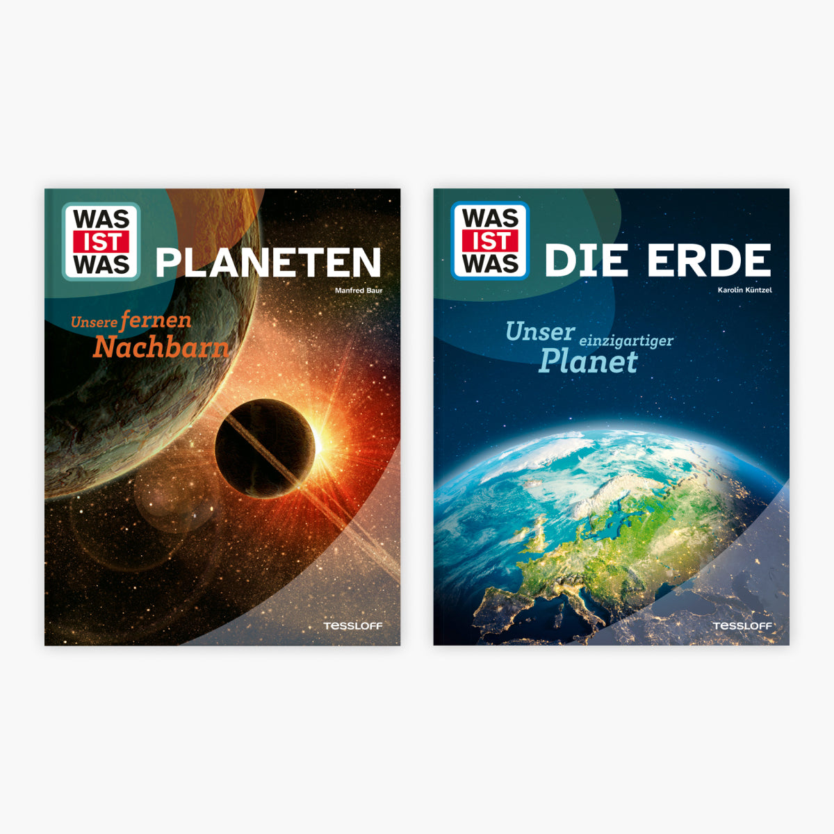 WIW: Planeten + Die Erde im Set + 1 exklusives Postkartenset