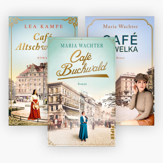 Cafés, die Geschichte schreiben Band 1-3 plus 1 exklusives Postkartenset