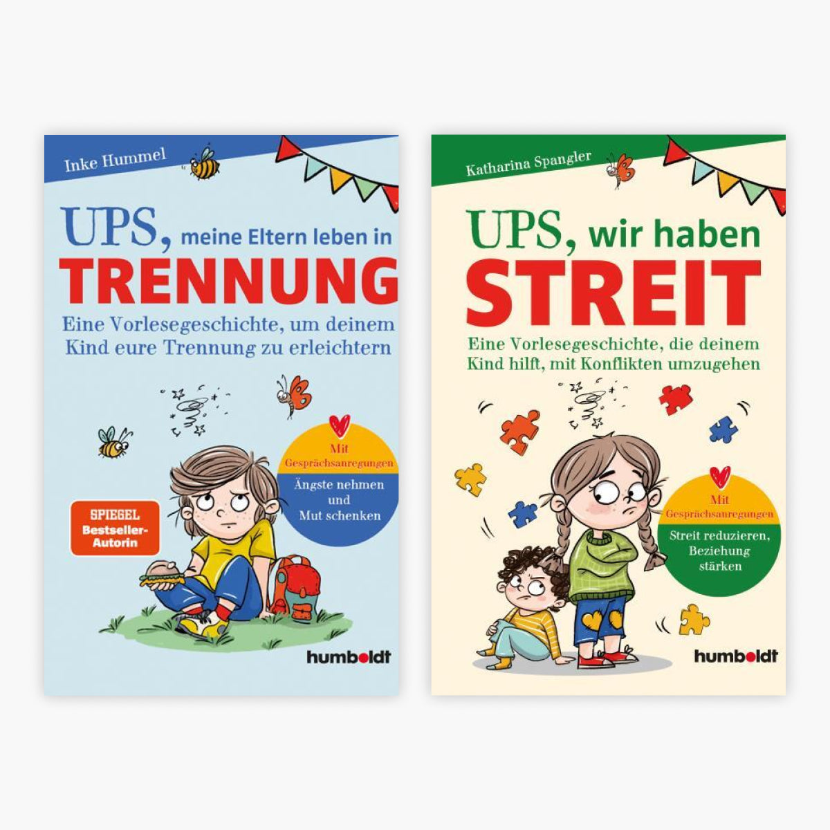 Ups, wir haben Streit + Ups, meine Eltern leben in Trennung + 1 exklusives Postkartenset