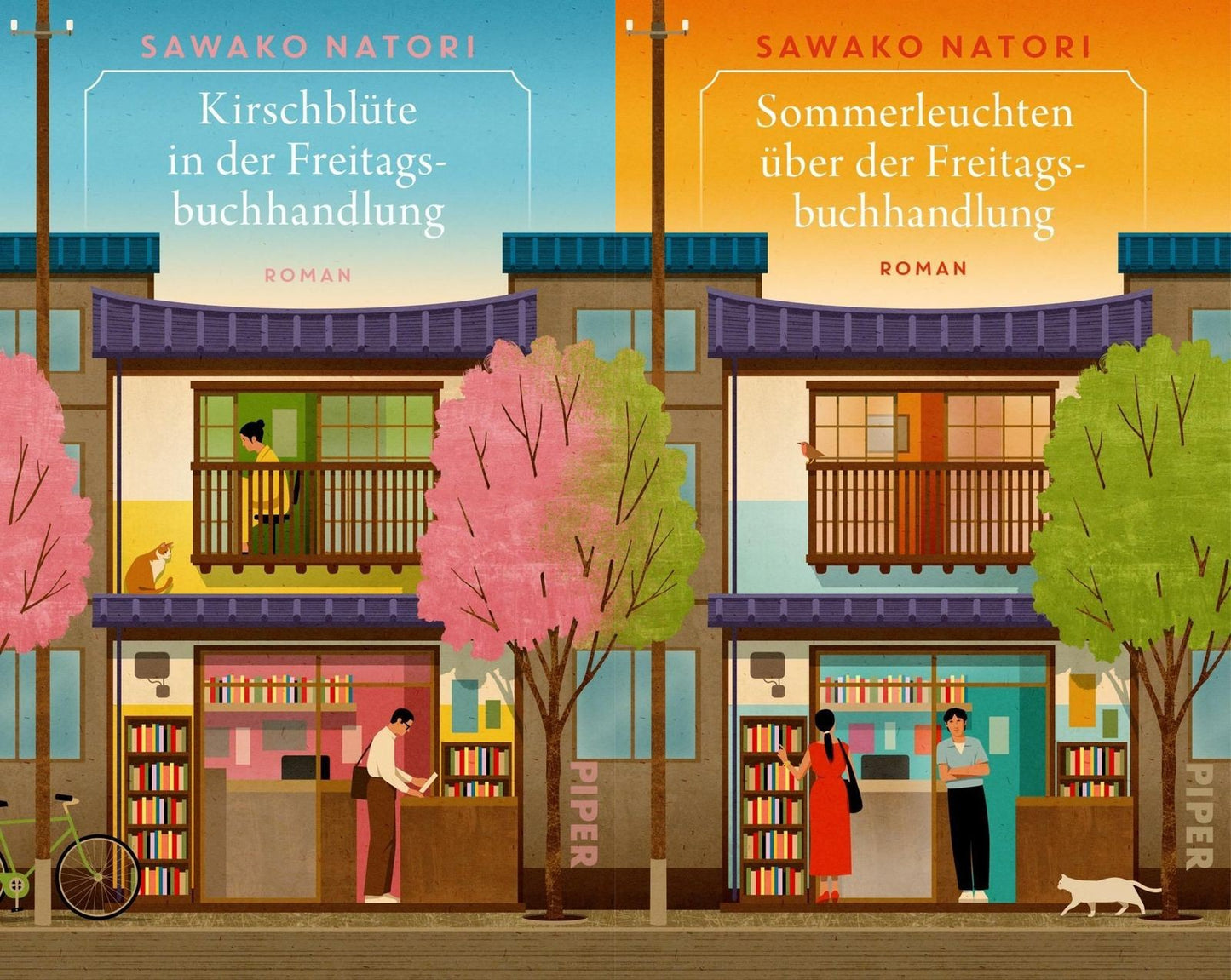 Die Freitagsbuchhandlung Band 1+2 plus 1 exklusives Postkartenset