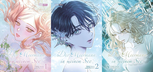 Der Meermann in meinem See Band 1-3 plus 1 exklusives Stickerset Manga