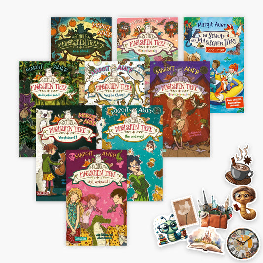 Die Schule der magischen Tiere Band 8-16 plus 1 exklusives Stickerset