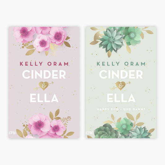 Die Cinder und Ella-Reihe Band 1+2 plus 1 exklusives Postkartenset